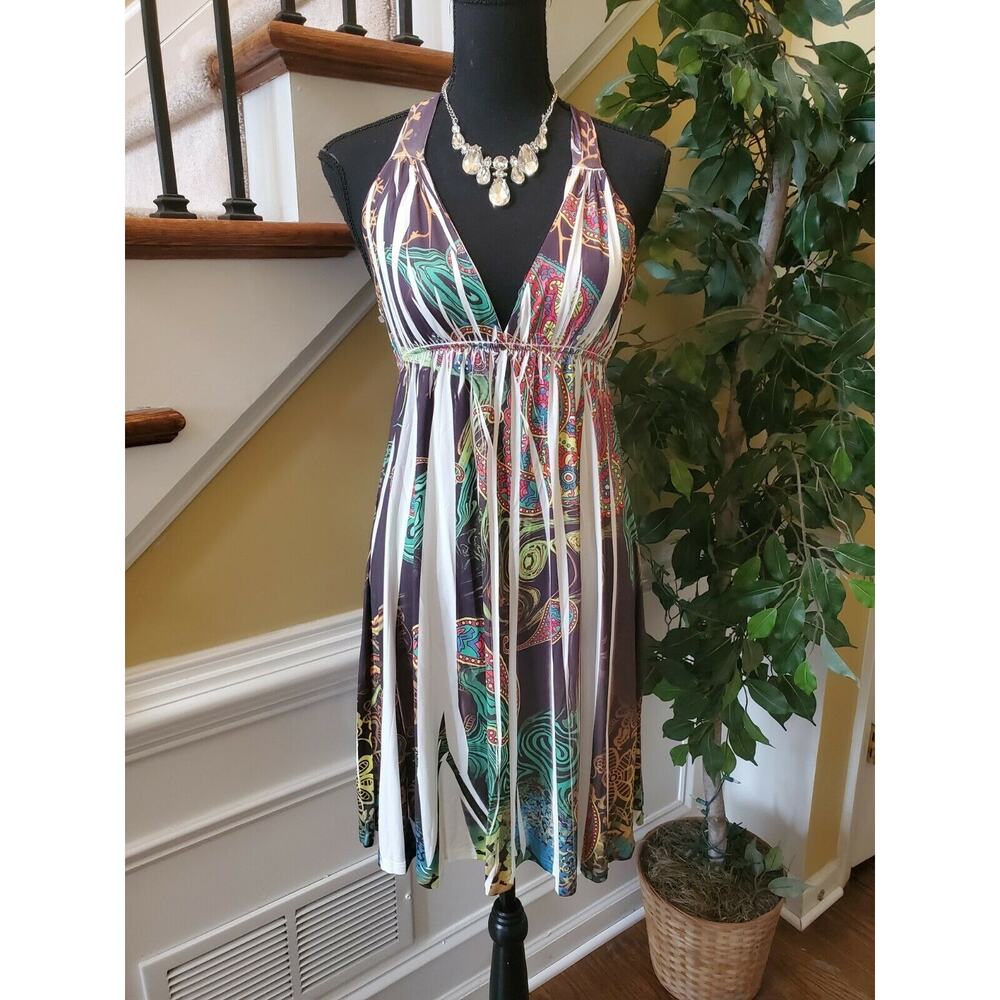 NWT Myan Women Green Casual Dress Small- Francesca Collection
